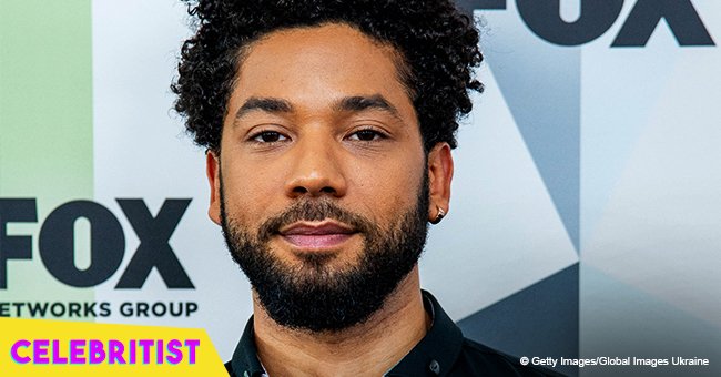 Jussie Smollett cuddles his co-star in red outfit after revealing their 'chemistry' 