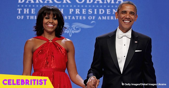 Barack Obama warms hearts with rare photo of wife Michelle, her mom & daughters Malia & Sasha